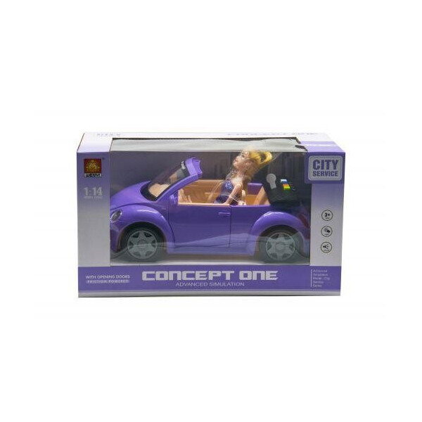 

Кукла в машинке City Service: Volkswagen Beetle WY580B