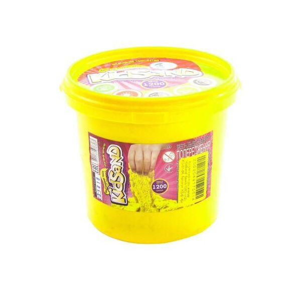 

Кинетических песок KidSand, желтый, 1200 г KS-01-04