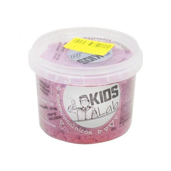 

Кинетических песок Kids Lab №2, 350 г (розовый) 120447