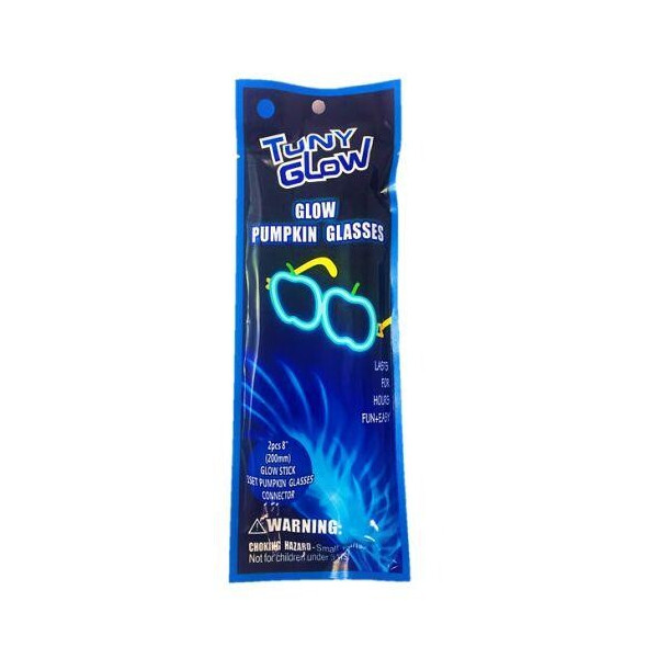 

[GlowPumpkinGlasses] Игрушка неоновые очки Яблоко Glow Pumpkin Glasses, 75 * 200 мм, м / у, 1/1 шт. ТМ Tuny Glow