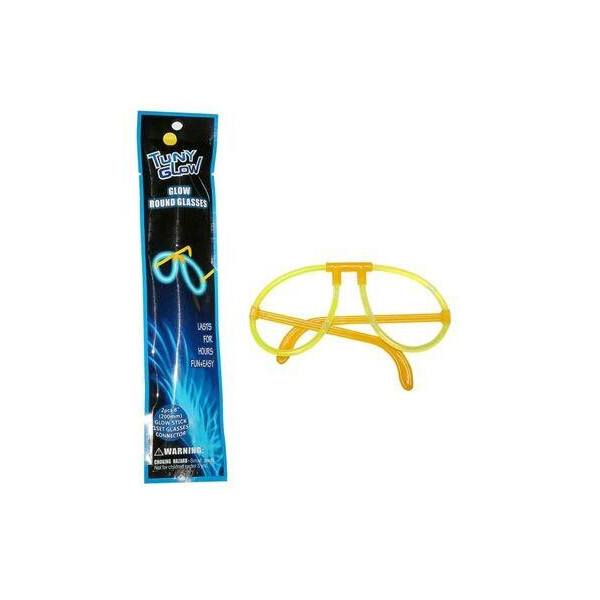 

[GlowRoundGlasses] Игрушка неоновые очки Капли Glow Round Glasses, 30 * 200 мм, м / у, 1/1 шт. ТМ Tuny Glow