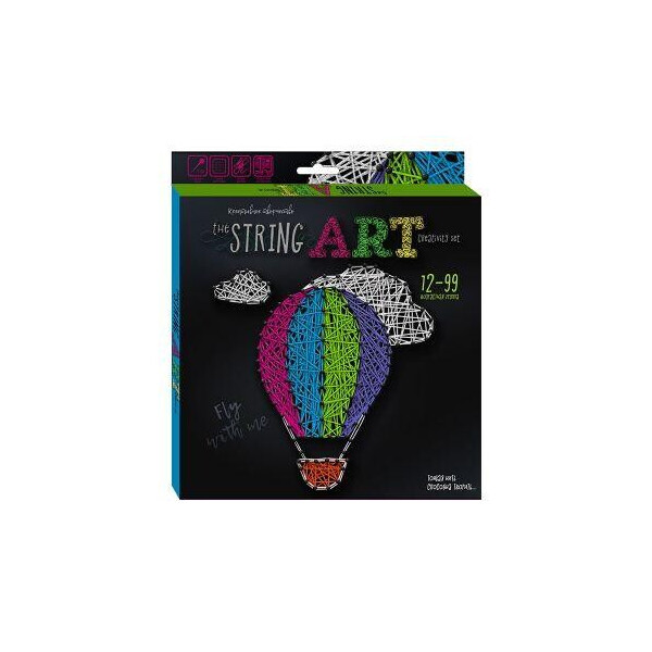 

Набор креативного творчества String Art: Воздушный шар, STRA-01-06 (укр) STRA-01-01U 0