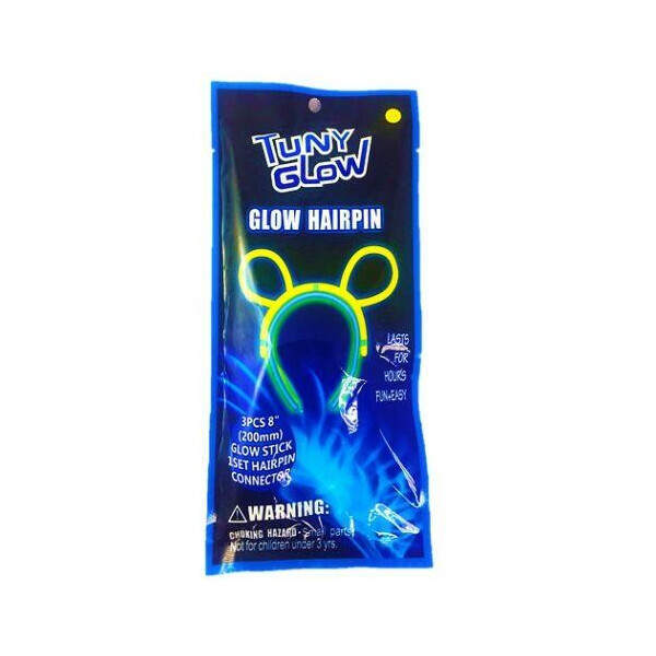

[GlowHairpin] Игрушка неоновый ободок Ушки Glow Hairpin, 95 * 200 мм, м / у, 1/1 шт. ТМ Tuny Glow
