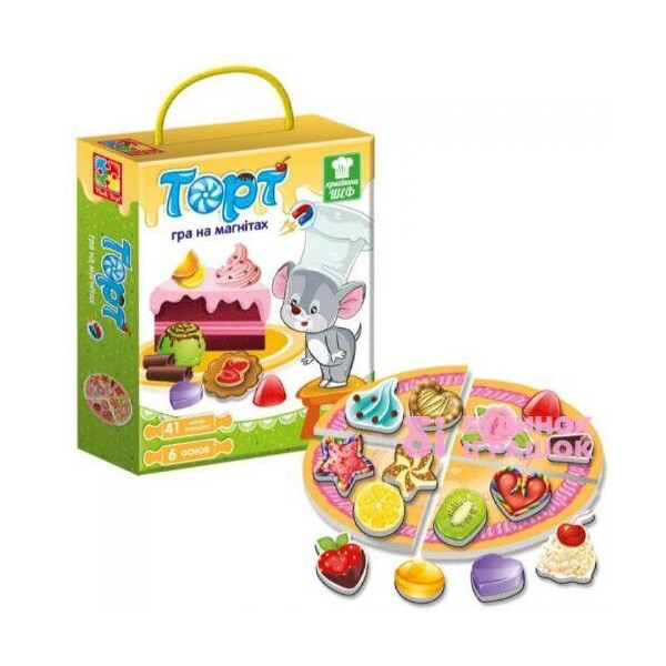 

Игра магнитная Торт (укр) VT3004-01