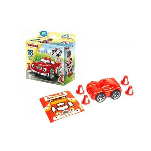 

Игрушка-конструктор Автоклуб, 18 деталей (красный) 71160