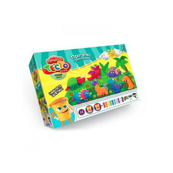 

Тесто для лепки Master-Do: Прогулка с динозаврами (рус) TMD-07-01