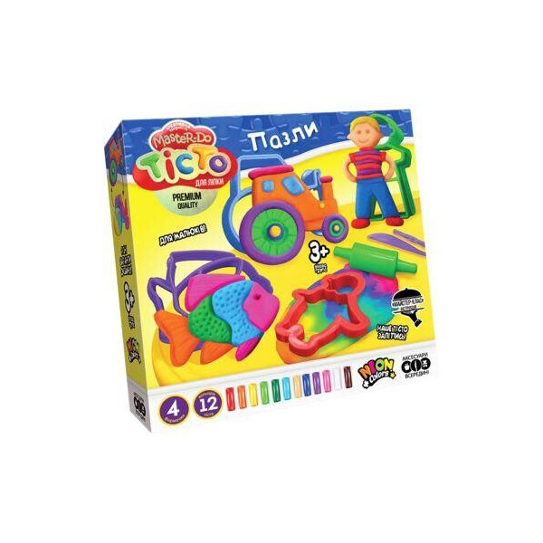 

Тесто для лепки Master-Do: Пазлы (укр) TMD-11-01U