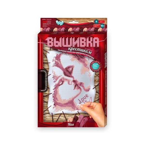 

Набор для творчества Вышивка крестиком по номерам на растяжке VK-02-02