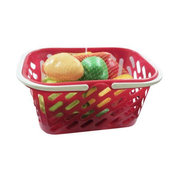 

Корзинка красная с овощами, 11 предметов KW-04-454