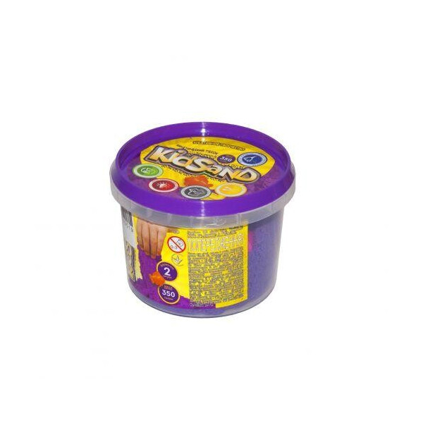 

Кинетических песок KidSand, фиолетовый, KS-01-03, 350 г