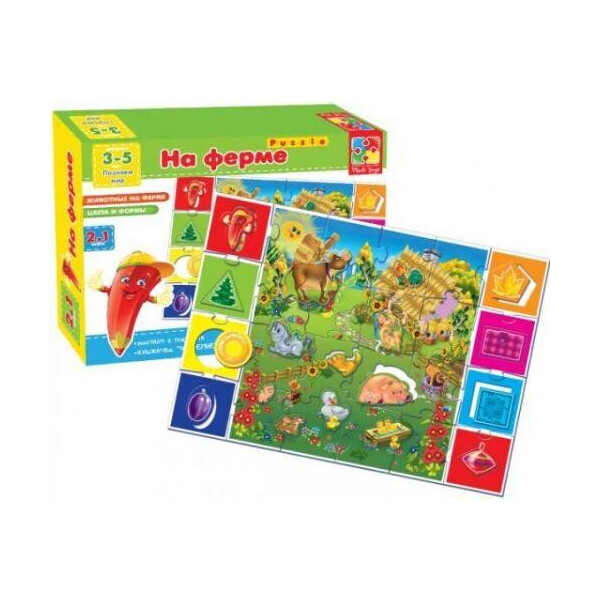 

Игра настольная На ферме (рус) VT1603-01
