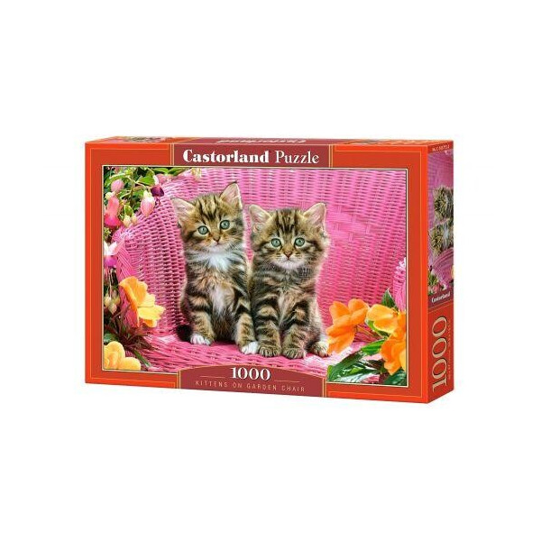 

Пазлы Котята на кресле, 1000 эл С-103775