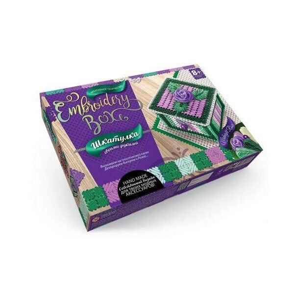 

Набор для творчества Шкатулка Embroidery Box: Midnight Rose EMB-01-05