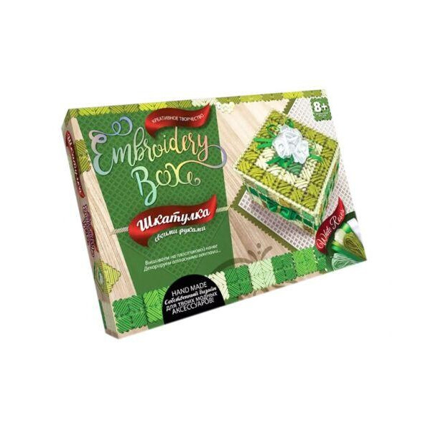 

Набор для творчества Шкатулка Embroidery Box: White Roses EMB-01-04
