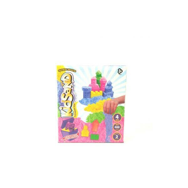 

Кинетических песок KidSand с формочками, 400 г (рус) KS-04-01