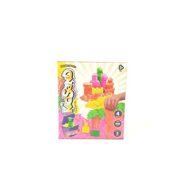 

Кинетических песок KidSand с формочками, 400 г (укр) KS-04-02U
