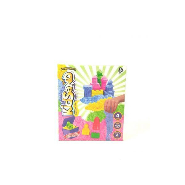 

Кинетических песок KidSand с формочками, 400 г (укр) KS-04-03U