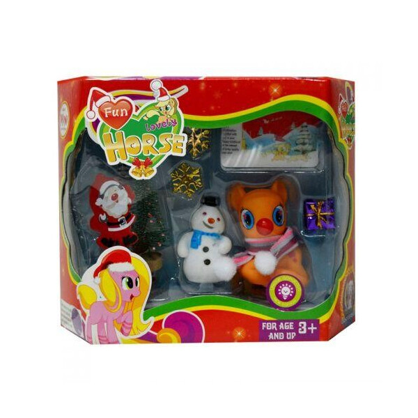 

Новогодний набор Lovely Pony (с оранжевым пони) 3216D