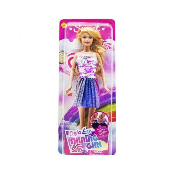 

Кукла Defa Lucy Shining Girl, синяя юбка 8434