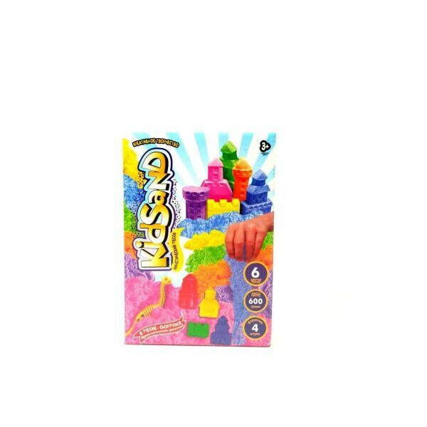 

Кинетических песок KidSand с формочками, 600 г (рус) KS-04-04