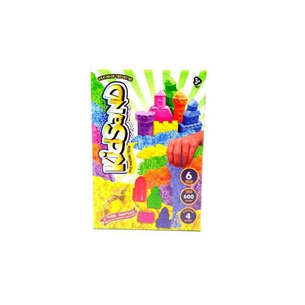 

Кинетических песок KidSand с формочками, 600 г (рус) KS-04-06