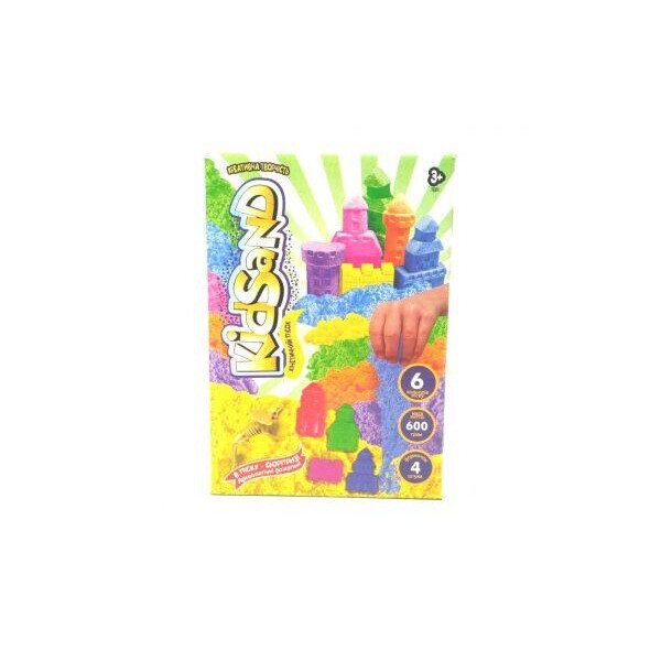 

Кинетических песок KidSand с формочками, 600 г (укр) KS-04-06U