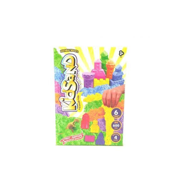 

Кинетических песок KidSand с формочками, 600 г (укр) KS-04-08U