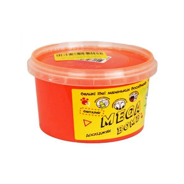 

Слайм Kids Lab: Mega Bomb №4, 500 г (коралловый)