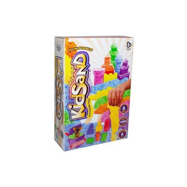 

Кинетических песок KidSand с формочками, 1000 г (рус) KS-04-15