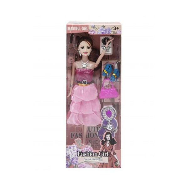 

Кукла Fashion Girl с аксессуарами, розовый 636 А