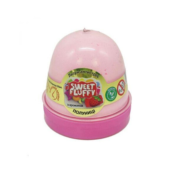 

Лизун-антистресс Sweet fluffy: Клубника 120 мл 80110