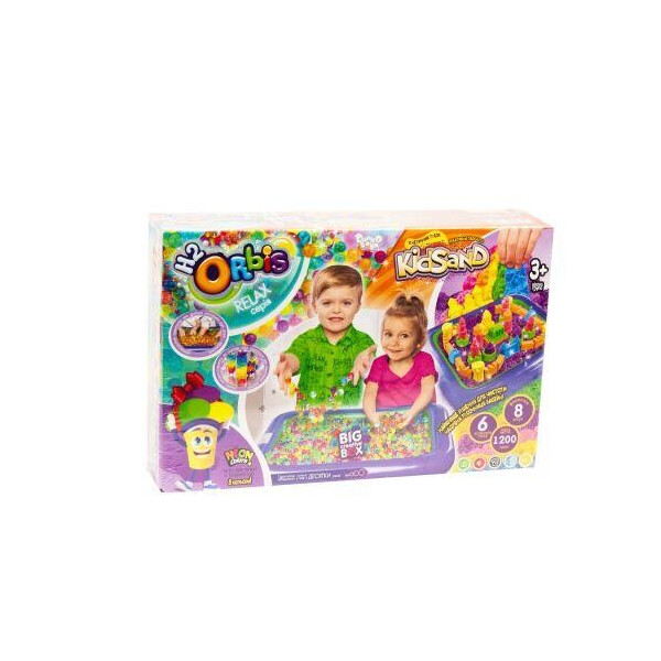 

Набор для творчества Orbis + KidSand + Тесто для лепки (укр) ORBK-01-01U