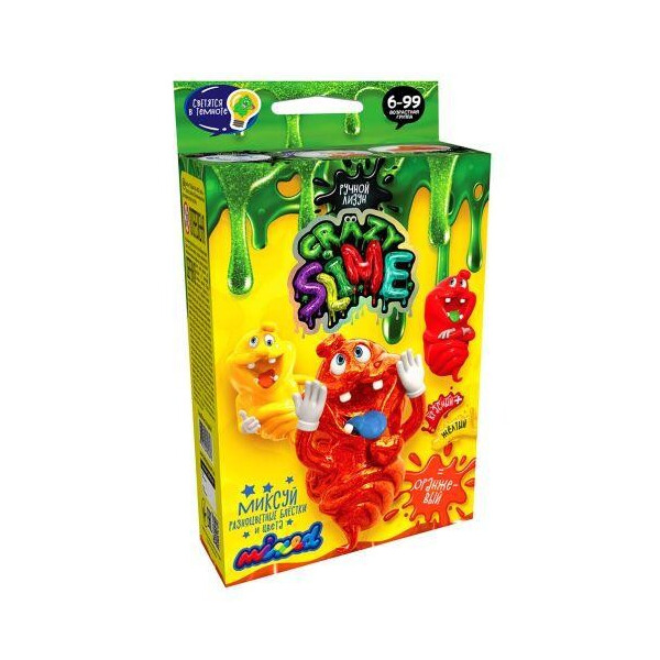 

Набор для опытов Crazy Slime - Лизун своими руками (оранжевый) SLM-02-03