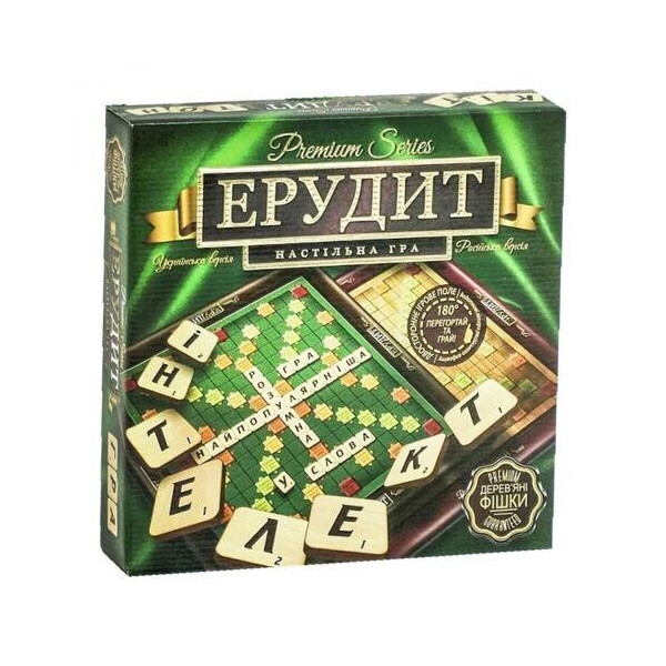 

Настольная игра Эрудит PREMIUM SERIES (укр) G-ER-U-01