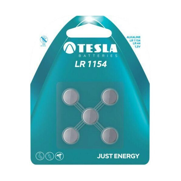 

Батарейки TESLA LR1154 (LR44, AG13), 5 штук TESLA LR 1154