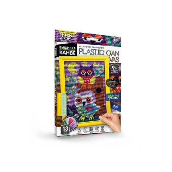 

Вышивка на пластиковой канве PLASTIC CANVAS: Совы PC-01-01