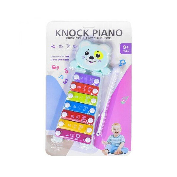 

Ксилофон Knock Piano, 7 тонов, мятный 668-63