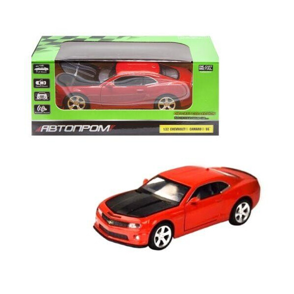 

Машинка Chevrolet Camaro SS из серии Автопром, красный 68335