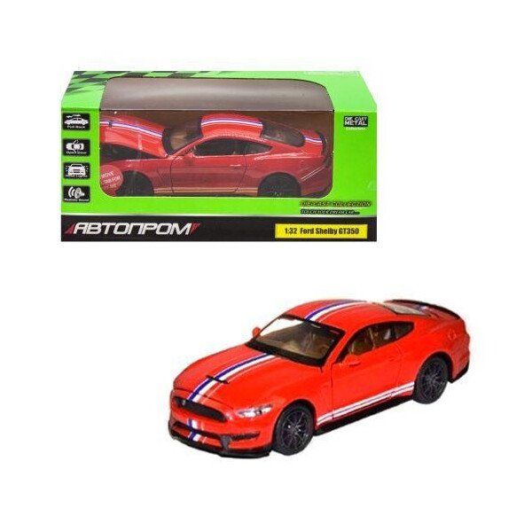 

Машинка Ford Shelby GT350 из серии Автопром, красный 68441