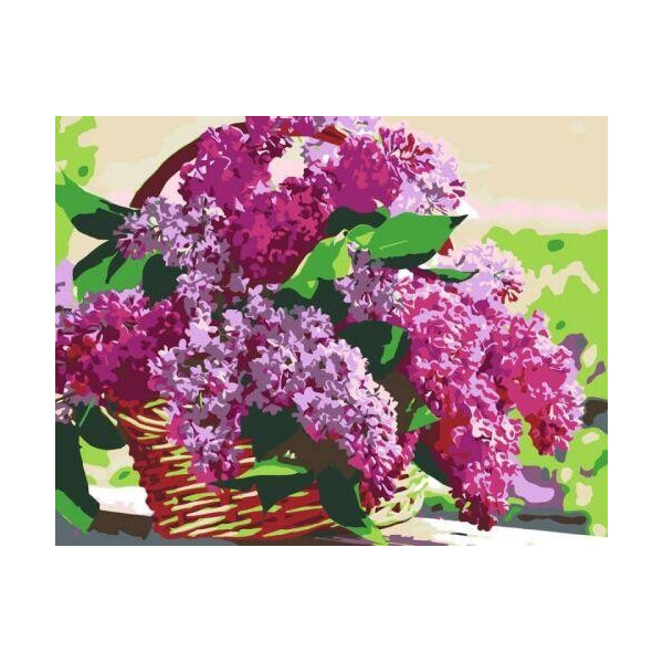 

Картина по номерам Сирень в корзине ★★★ N00013291