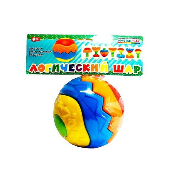 

Детская развивающая игрушка Логический шар 1-078