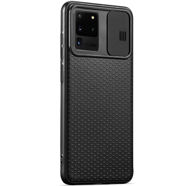 

Чохол Camshield Black TPU зі шторкою захищає камеру для Samsung Galaxy S20 Ultra Чорний/Чорний (138236)