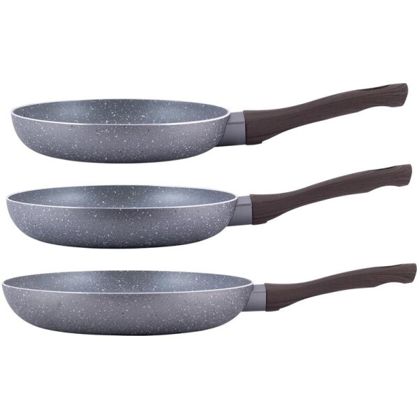 

Набор сковород Gregers Grey Ø20см, Ø24см, Ø28см с антипригарным покрытием ILAG Kamille KM-4116