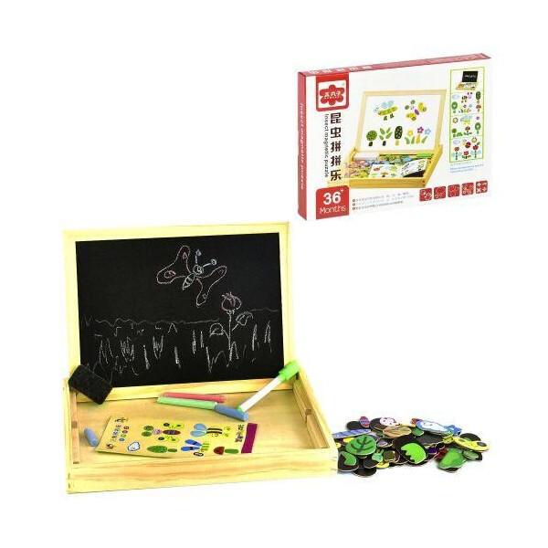

Деревянная игра с двухсторонней доской Лужайка C31350