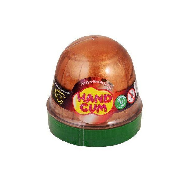 

Лизун-антистресс Hand gum 120 г бронзовый 80103