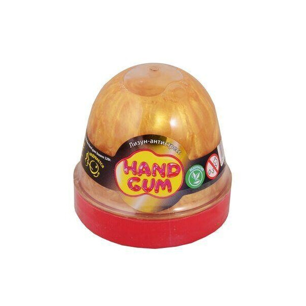 

Лизун-антистресс Hand gum 120 г золотой 80102