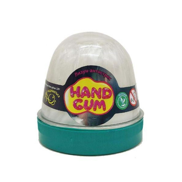 

Лизун-антистресс Hand gum 120 г серебро 80096
