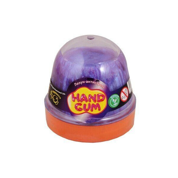 

Лизун-антистресс Hand gum 120 г фиолетовый 80097