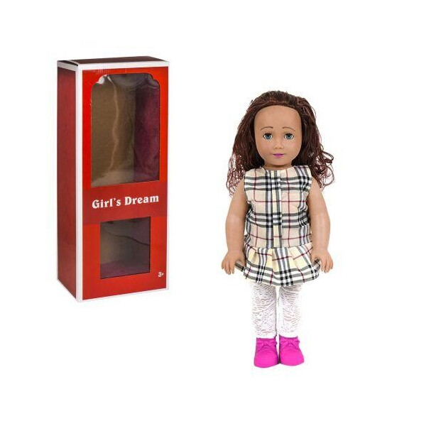 

Кукла Girl's Dream, 45 см (в бежевую клеточку) 8920 С