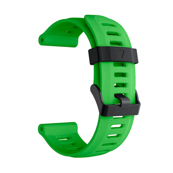

Силиконовый ремешок для GARMIN Universal 26 Smooth Silicone Band Green